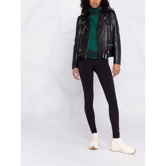 Wolford Black High-Waisted Leggings Sleek Stretchy Design - Picture 6 of 13